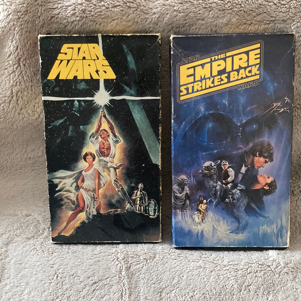 Star Wars and The Empire Strikes Back VHS Set